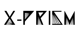 X-PRISM Font Image