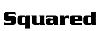 Squared Font Image
