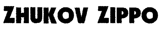 Zhukov Zippo Font Image