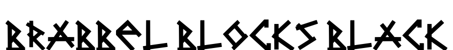 Brabbel Blocks Black