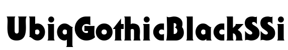 UbiqGothicBlackSSi