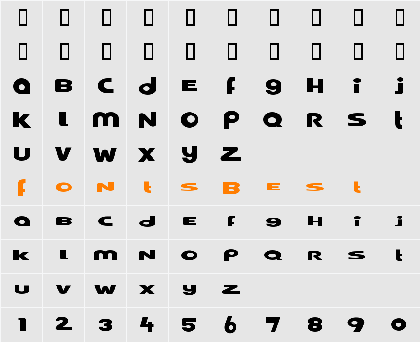 Dooper Whooper Character Map