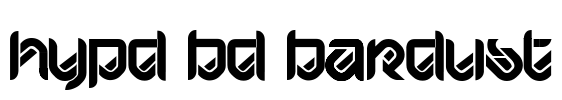 HYPD BD Bardust Font Image