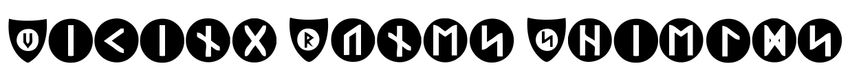 Viking Runes Shields