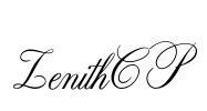 ZenithCP Font Image