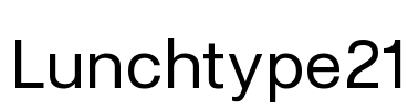 Lunchtype21 Font Image