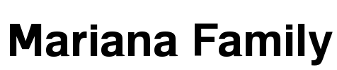 Mariana Family Font Image