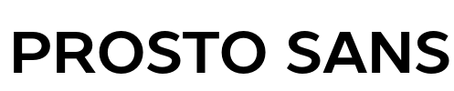 Prosto Sans Font Image