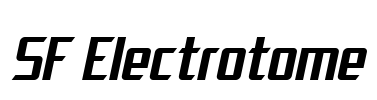 SF Electrotome Font Image