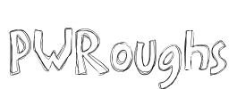 PWRoughs Font Image
