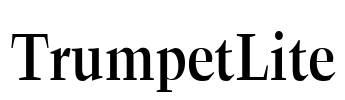 TrumpetLite Font Image
