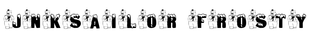 JNKSAILOR FROSTY Font Image