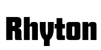 Rhyton Font Image