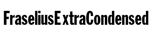 FraseliusExtraCondensed