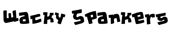 Wacky Spankers Font Image
