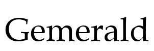 Gemerald Font Image