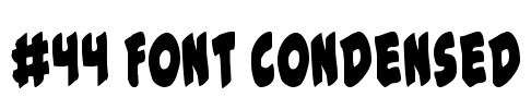 #44 Font Condensed Font Image