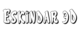 Eskindar 3D Font Image