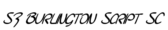 SF Burlington Script SC Font Image