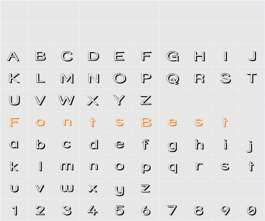 Street Shadow - Expanded Character Map