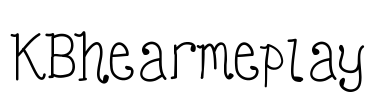 KBhearmeplay Font Image