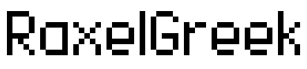 RaxelGreek Font Image