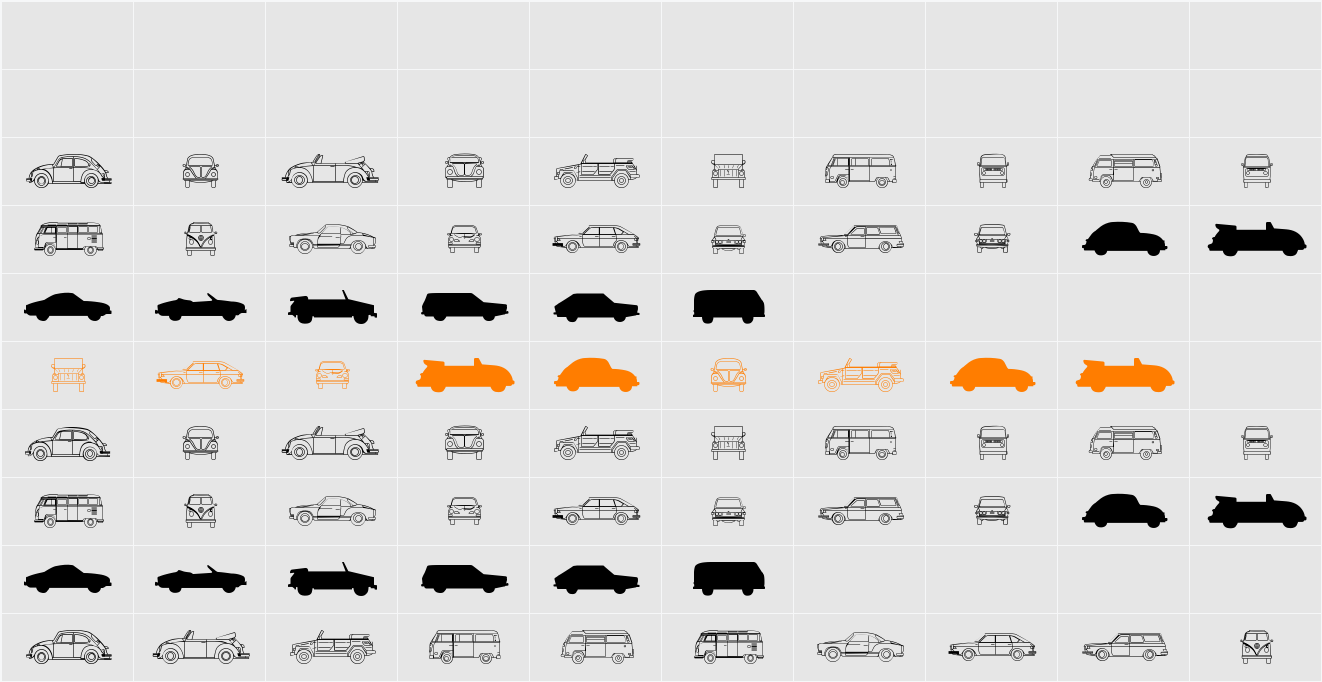 Volkswagen Character Map