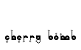 cherry bomb Font Image