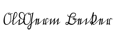 OldGerm Becker Font Image