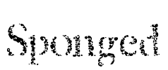 Sponged Font Image