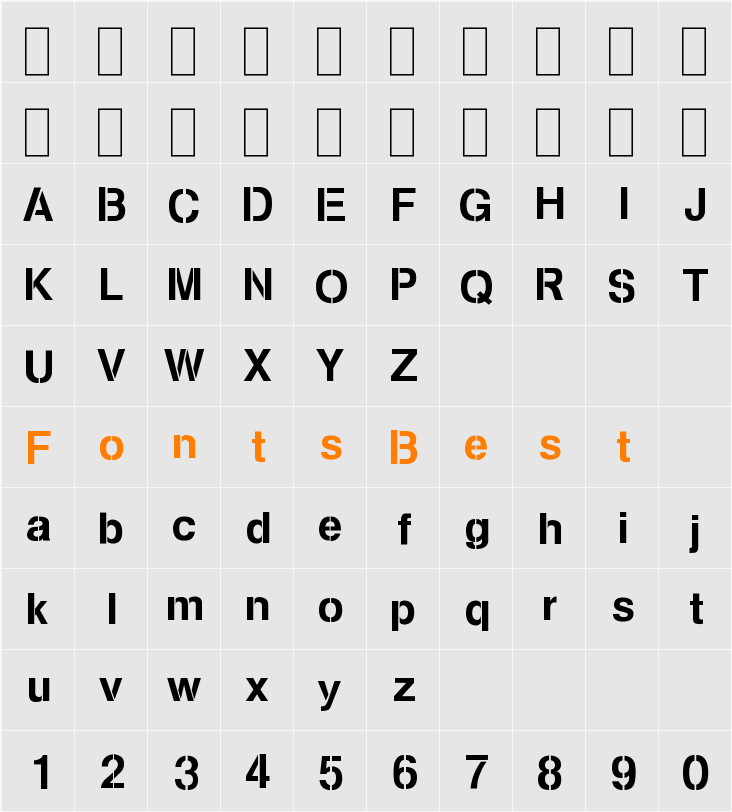 Font Creator Program Character Map