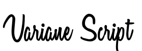 Variane Script Font Image