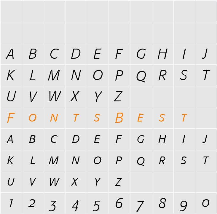 Formata Character Map