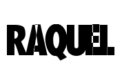 RAQUEL Font Image