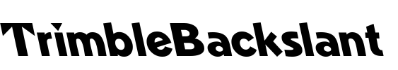 TrimbleBackslant