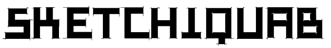 SketchiquaB Font Image