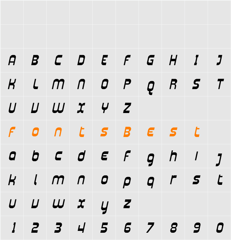Plasmatica Character Map