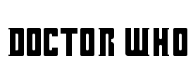 Doctor Who Font Image