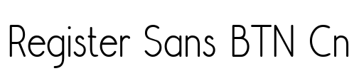 Register Sans BTN Cn