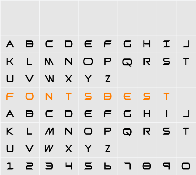 Promethean Condensed Character Map
