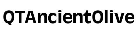 QTAncientOlive Font Image