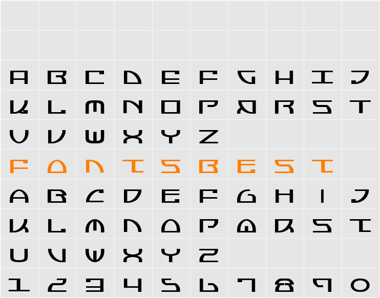 Jumptroops Character Map