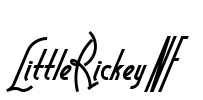 LittleRickeyNF Font Image