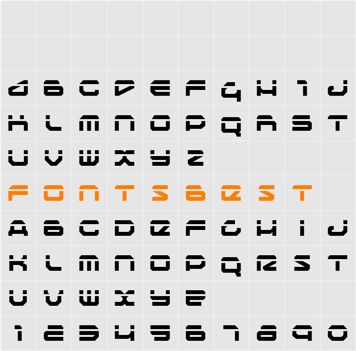 Traveler Laser Character Map