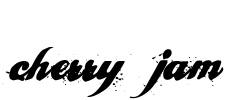 cherry jam Font Image