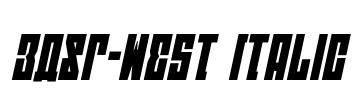 EAST-west Italic