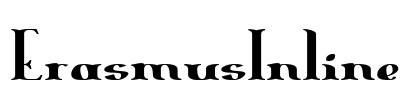 ErasmusInline Font Image