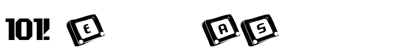 101! EtchASketch Font Image