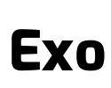 Exo Font Image