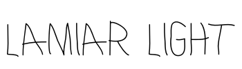 Lamiar Light Font Image